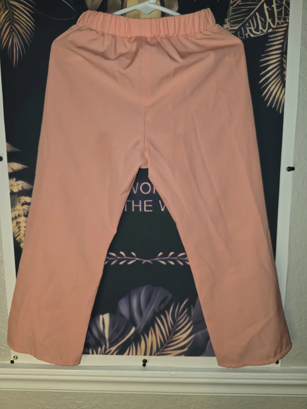 Kids Elastic-Waist Coral Pink Pull-On Pants